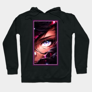 Anime Girl Eye | Quality Anime Artwork | Anime Aesthetic | Manga Anime Art Hoodie